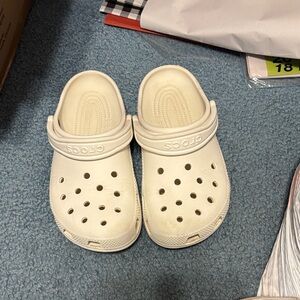 CROCS Kids Slip-On Sandals - Cream